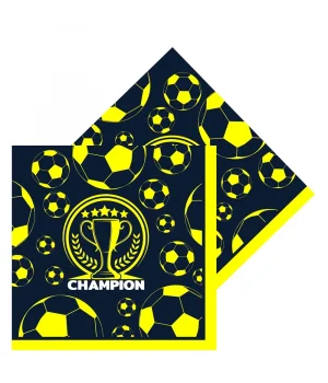 Champion Sarı Lacivert Peçete