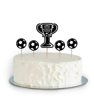 Champion Siyah Beyaz Cupcake Süsü