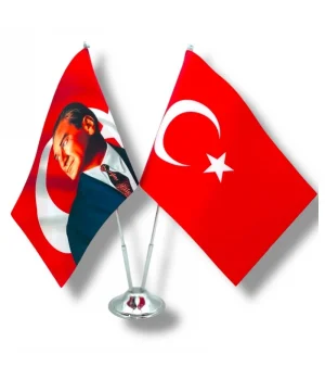 Çiftli Atatürk-Turk Masa Bayraği
