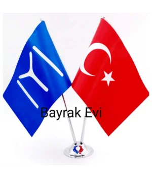 Çiftli Kayıboyu Masa Bayrağı