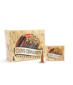 Clove Cinnamon Aromalı Konik Tütsü