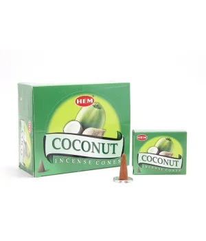 Coconut Aromalı Konik Tütsü