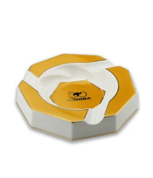 Cohiba 50.Yıl  9 Kenar Seramik Puro Küllüğü Sarı 3lü