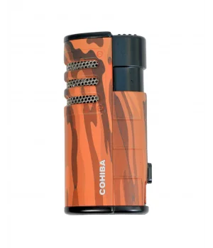 Cohiba Ahşap Üç Torch Puro Çakmak CCM0825 - Parmida