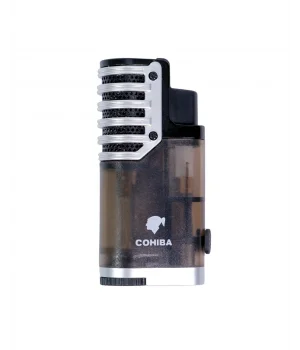 Cohiba Gümüş 3 Torch Delicili Jet Alev Puro Çakmak CCM0504 - Parmida
