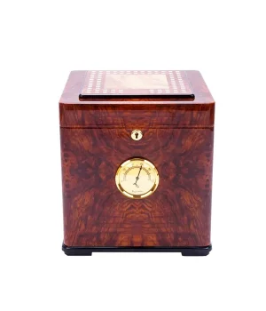 Cohiba İspanyol Sedir Humidor Puro Kutusu Ceviz 60s