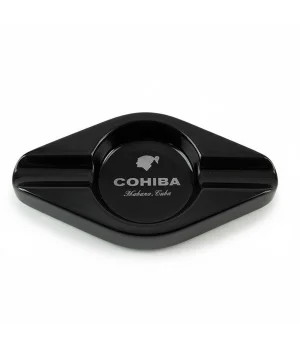 Cohiba Logolu Seramik Puro Küllüğü Siyah Oval 2li