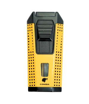 Cohiba Sarı Çift Torch Puro Çakmak CCM0896 - Parmida