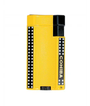 Cohiba Sarı Puro Standlı Çift Torch Puro Çakmak CCM0882 - Parmida