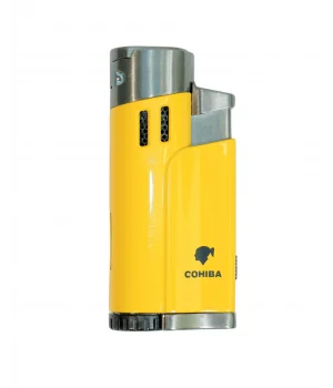 Cohiba Sarı Üç Torch Puro Çakmak CCM0858 - Parmida