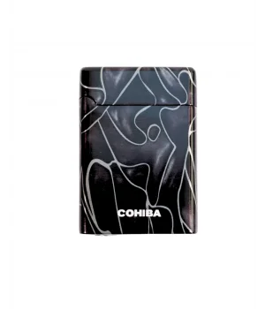 Cohiba Siyah Desenli Çift Torch Puro Çakmak CCM0852 - Parmida