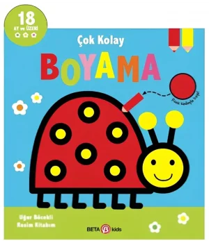 Çok Kolay Boyama Uğur Böcekli Resim Kitabım