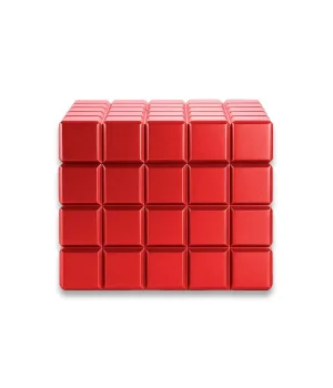 Colibri Cube Heritage Humidor Puro Kutusu Kırmızı 70s