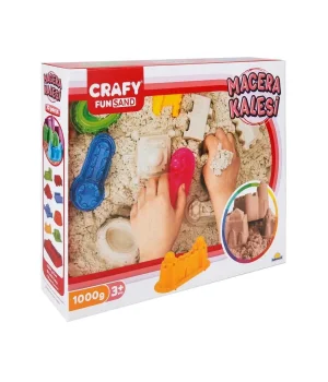 Crafy Macera Kalesi Oyun Kumu Seti 8 Parça 1000 g