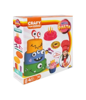 Crafy Nefis Pasta Oyun Hamur Seti 17 Parça 200 gr.
