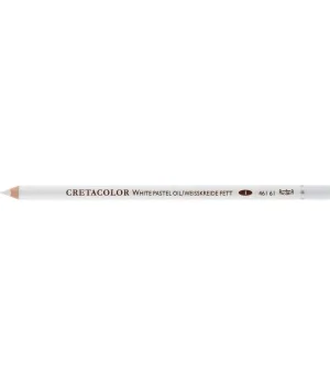 Cretacolor White Chalk Oil Pastel Pencil Füzen Kalem