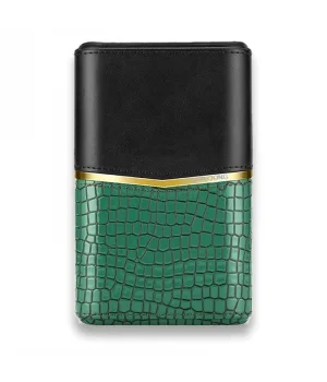 Croco Desenli Sedirli Deri Puro Kılıfı 4lü Yeşil 58Ring