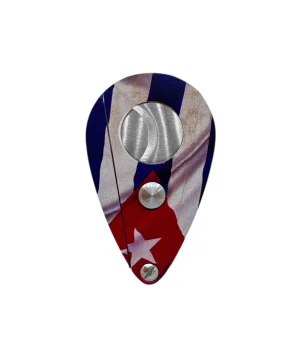 Cuban Flag  Yaprak Model Metal Puro Kesici Krom (56Ring)