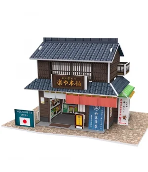 Cubic Fun 3D 24 Parça Puzzle Japon Şekerleme Dükkanı