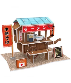 Cubic Fun 3D 31 Parça Puzzle Japon Seyyar Arabası