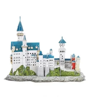 CubicFun Neuschwanstein Kalesi Led Işıklı 3D Puzzle