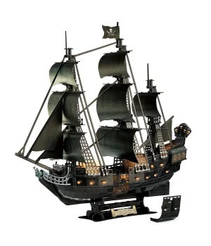 CubicFun Queen Anne's Revenge 3D Puzzle 293 Parça LED Işıklı