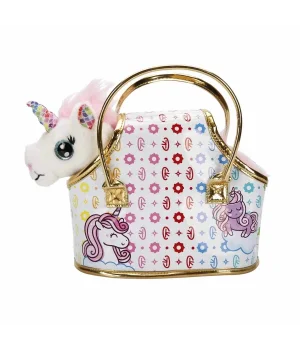 Cutekins Taşıma Çantalı Peluş Unicorn Lou Lou