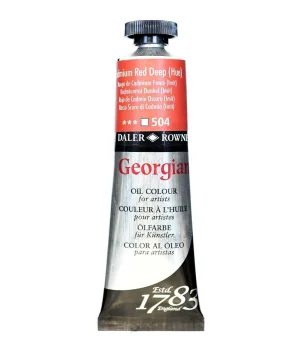 Daler Rowney Georgian Yağlı Boya 38 ml 504 Cadmium Red Deep Hue