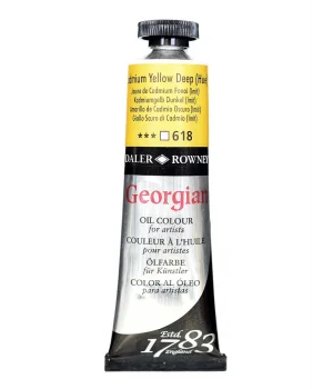 Daler Rowney Georgian Yağlı Boya 38 ml 618 Cadmium Yellow Deep Hue