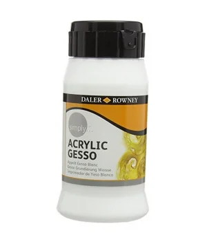 Daler Rowney Simply Acrylic Gesso Beyaz 500 ml.