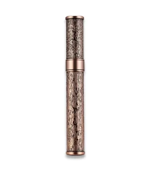 Damascus Desen Metal Puro Kılıfı Tüpü Tekli Bronze 50 Ring