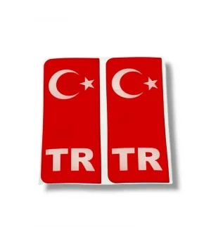 Damla Tr 2li Sticker (4x10 cm)
