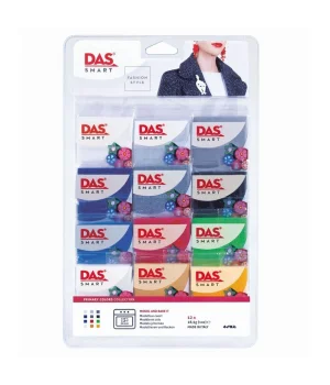 Das Smart Polimer Kil Seti 12 Renk x 28 gr. Primary Colours