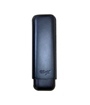 Davidoff Deri Puro Kılıfı Corona Siyah 2li (46Ring)