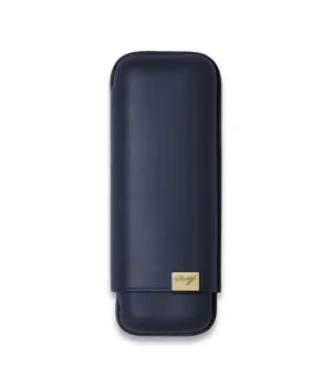 Davidoff Iconic Seri Deri Puro Kılıfı Lacivert Gold 2li 64 Ring