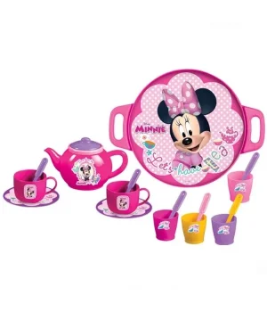 Dede Minnie Mouse Tepsili Çay Seti