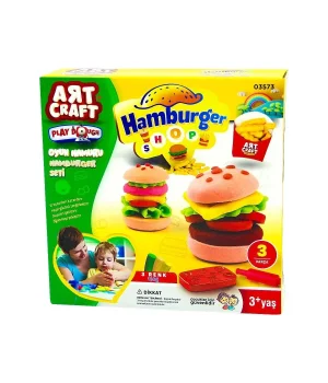 Dede Oyun Hamuru Hamburger Seti