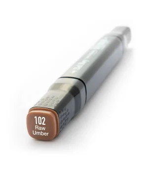 Del Rey Çift Uçlu Çizim Marker Kalemi 102 Raw Umber