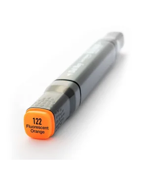 Del Rey Çift Uçlu Çizim Marker Kalemi 122 Fluorescent Orange