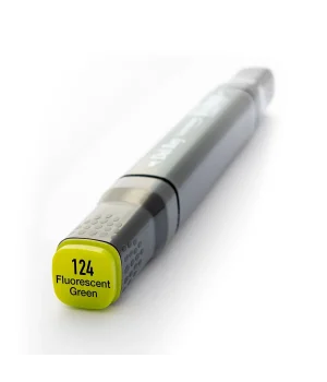 Del Rey Çift Uçlu Çizim Marker Kalemi 124 Fluorescent Green