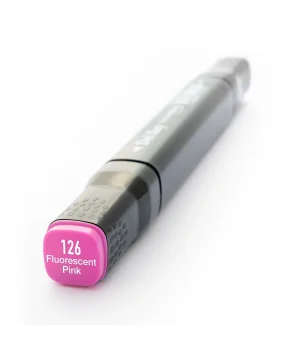 Del Rey Çift Uçlu Çizim Marker Kalemi 126 Fluorescent Pink