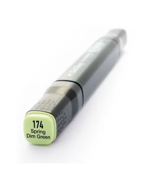 Del Rey Çift Uçlu Çizim Marker Kalemi 174 Spring Dim Green