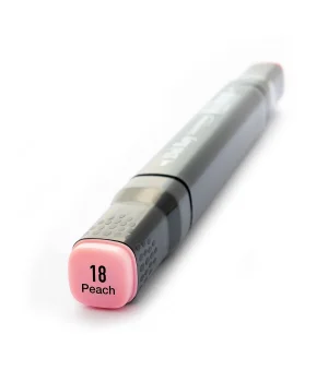 Del Rey Çift Uçlu Çizim Marker Kalemi 18 Peach