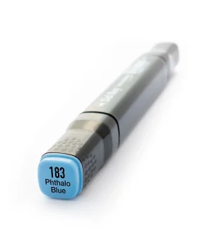 Del Rey Çift Uçlu Çizim Marker Kalemi 183 Phthalo Blue
