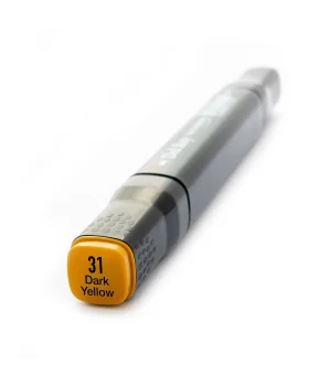 Del Rey Çift Uçlu Çizim Marker Kalemi 31 Dark Yellow