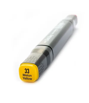 Del Rey Çift Uçlu Çizim Marker Kalemi 33 Melon Yellow