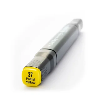 Del Rey Çift Uçlu Çizim Marker Kalemi 37 Pastel Yellow