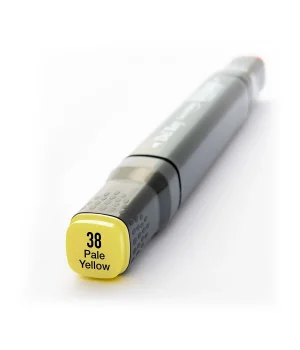 Del Rey Çift Uçlu Çizim Marker Kalemi 38 Pale Yellow
