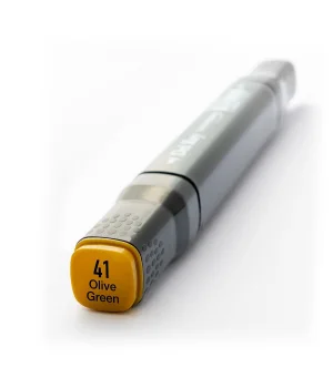 Del Rey Çift Uçlu Çizim Marker Kalemi 41 Olive Green
