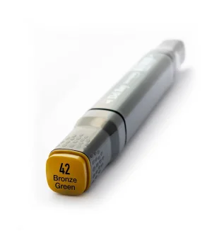 Del Rey Çift Uçlu Çizim Marker Kalemi 42 Bronze Green